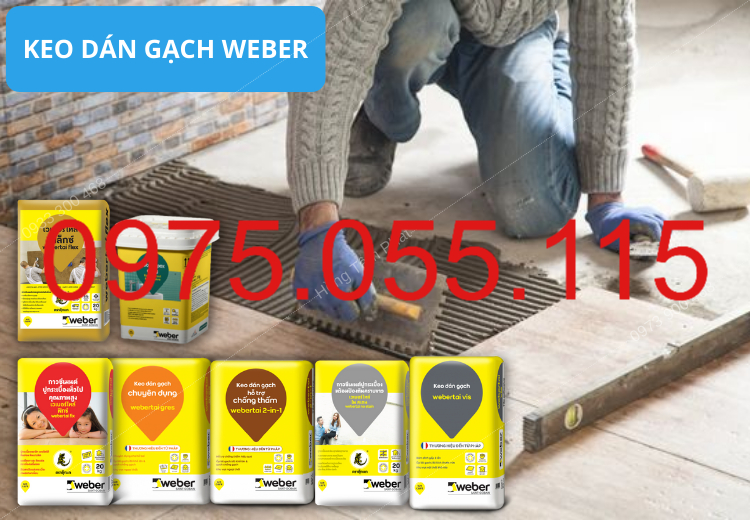 Keo Dán Gạch Weber Tai TPHCM Keo Dán Gạch Weber Tai TPHCM