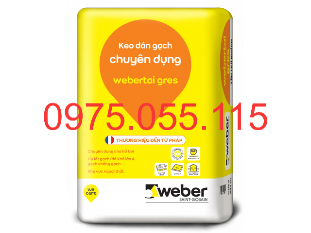 Keo Dán Gạch Weber tai Gres Bình Dương Keo Dán Gạch Weber tai Gres Bình Dương