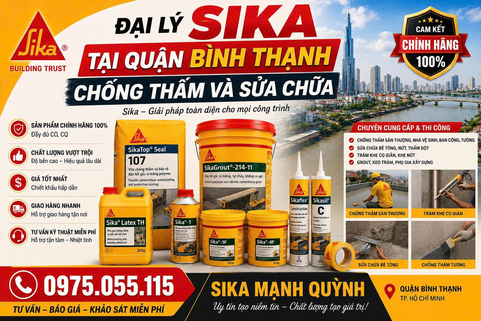 Đại Lý Sika Bình Thạnh