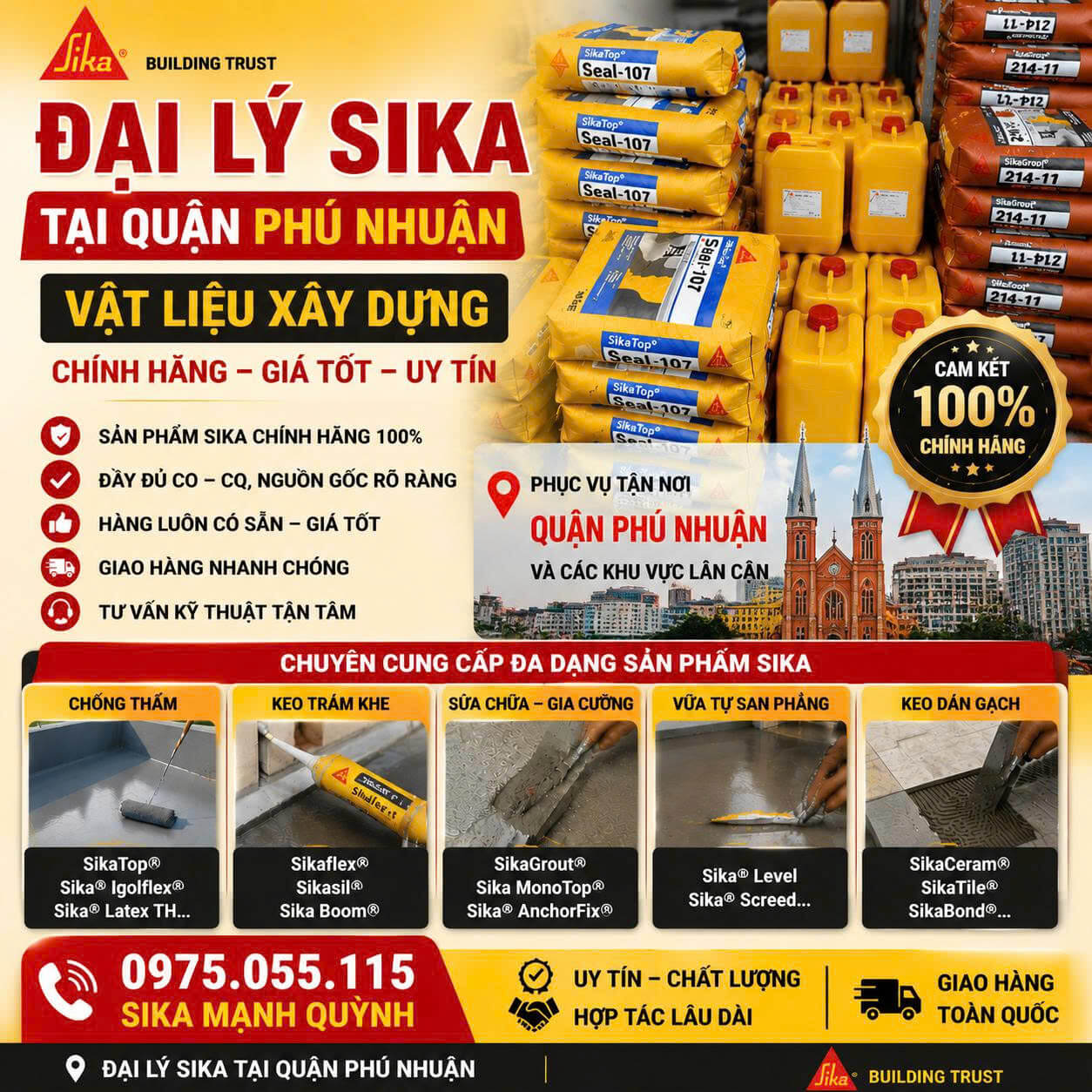 Đại Lý Sika Mạnh Quỳnh