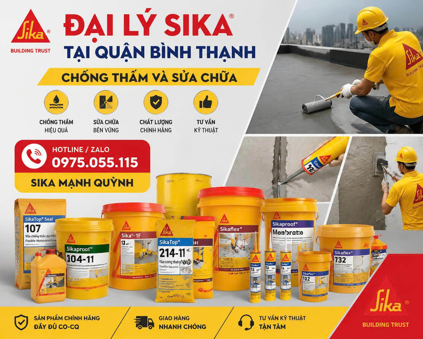 Đại Lý Sika Mạnh Quỳnh