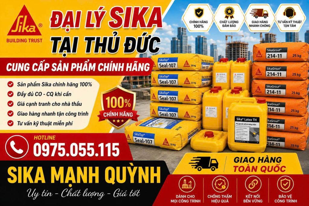 Đại Lý Sika Mạnh Quỳnh