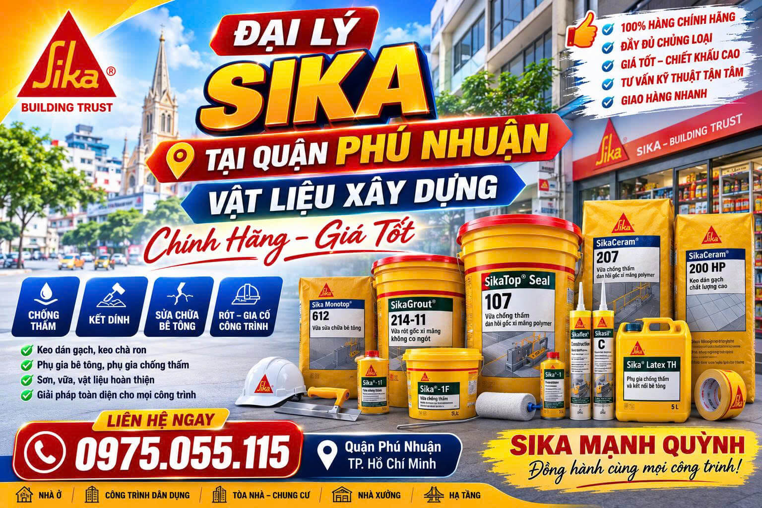 Đại Lý Sika Phú Nhuận