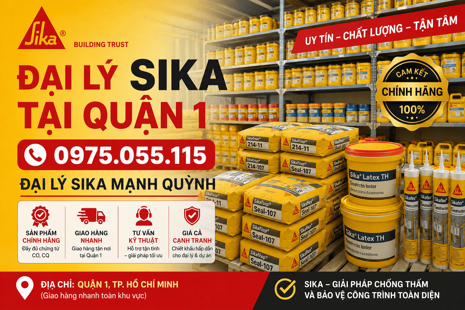 Đại Lý Sika Quận 1