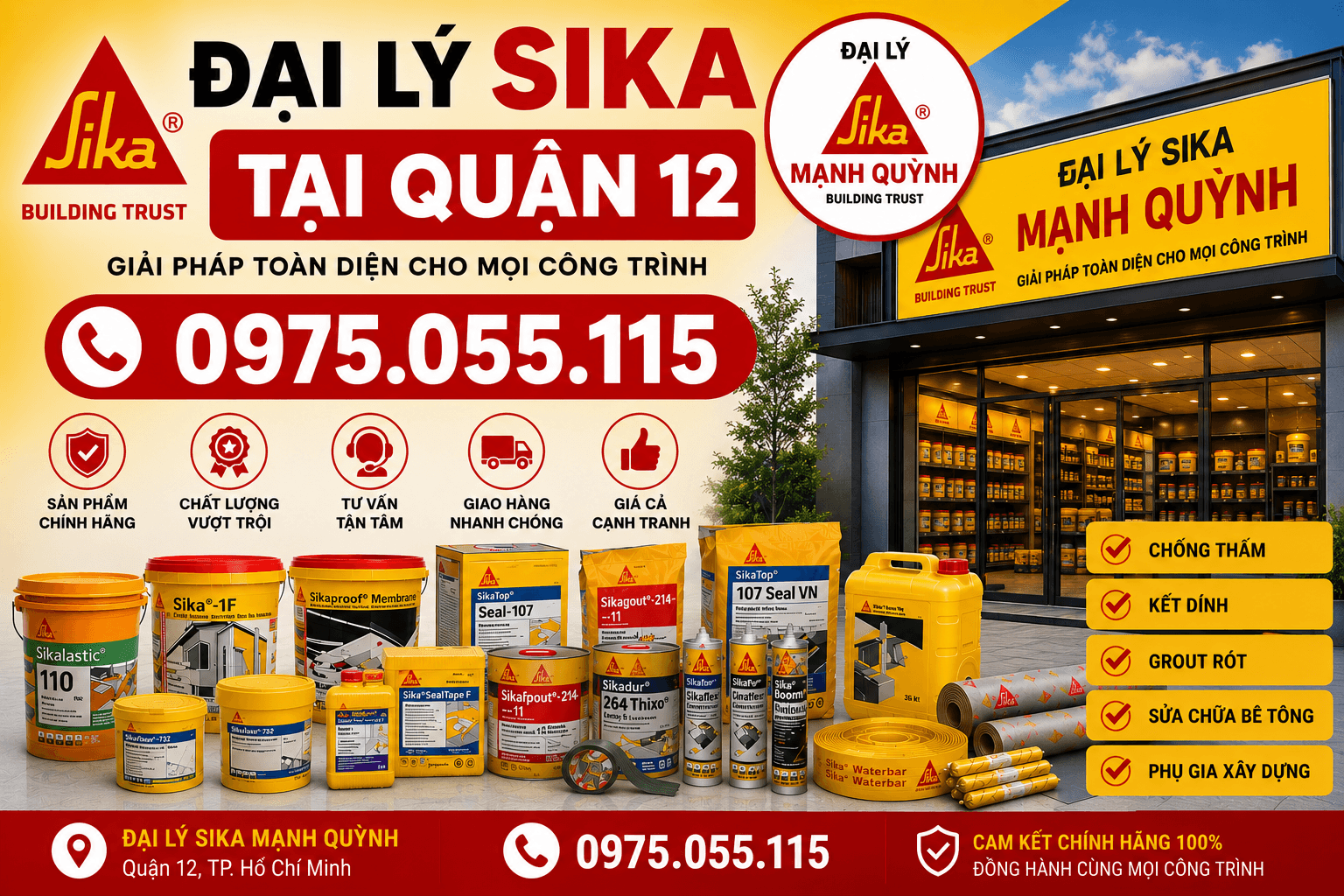 Đại Lý Sika Quận 12