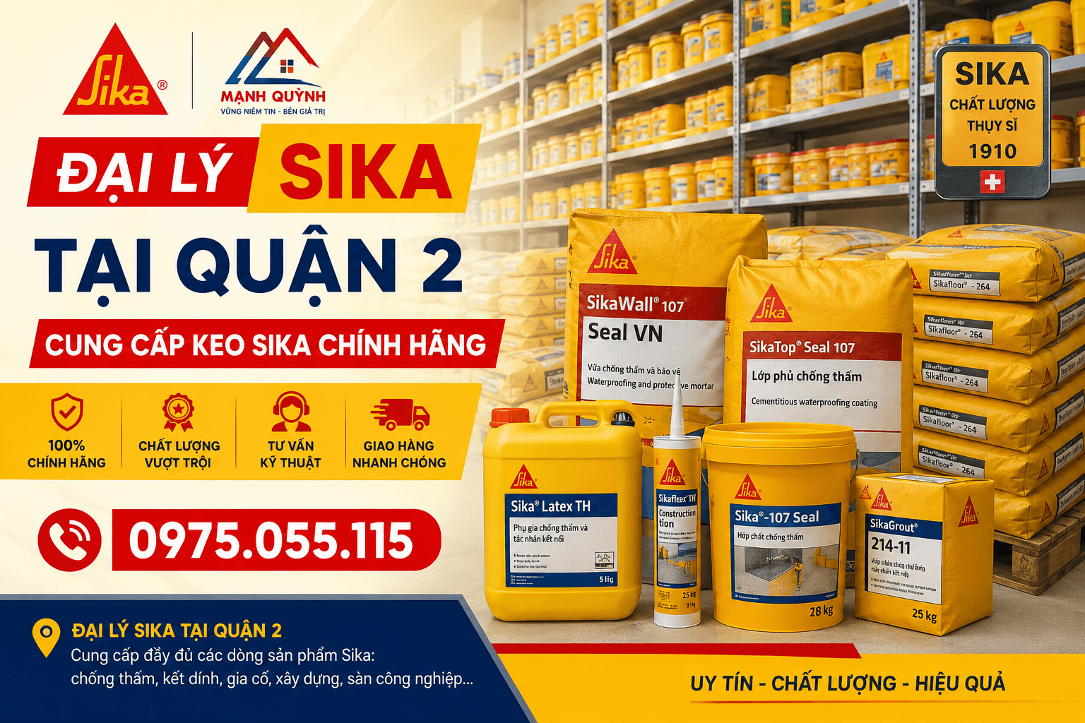 Đại Lý Sika Quận 2