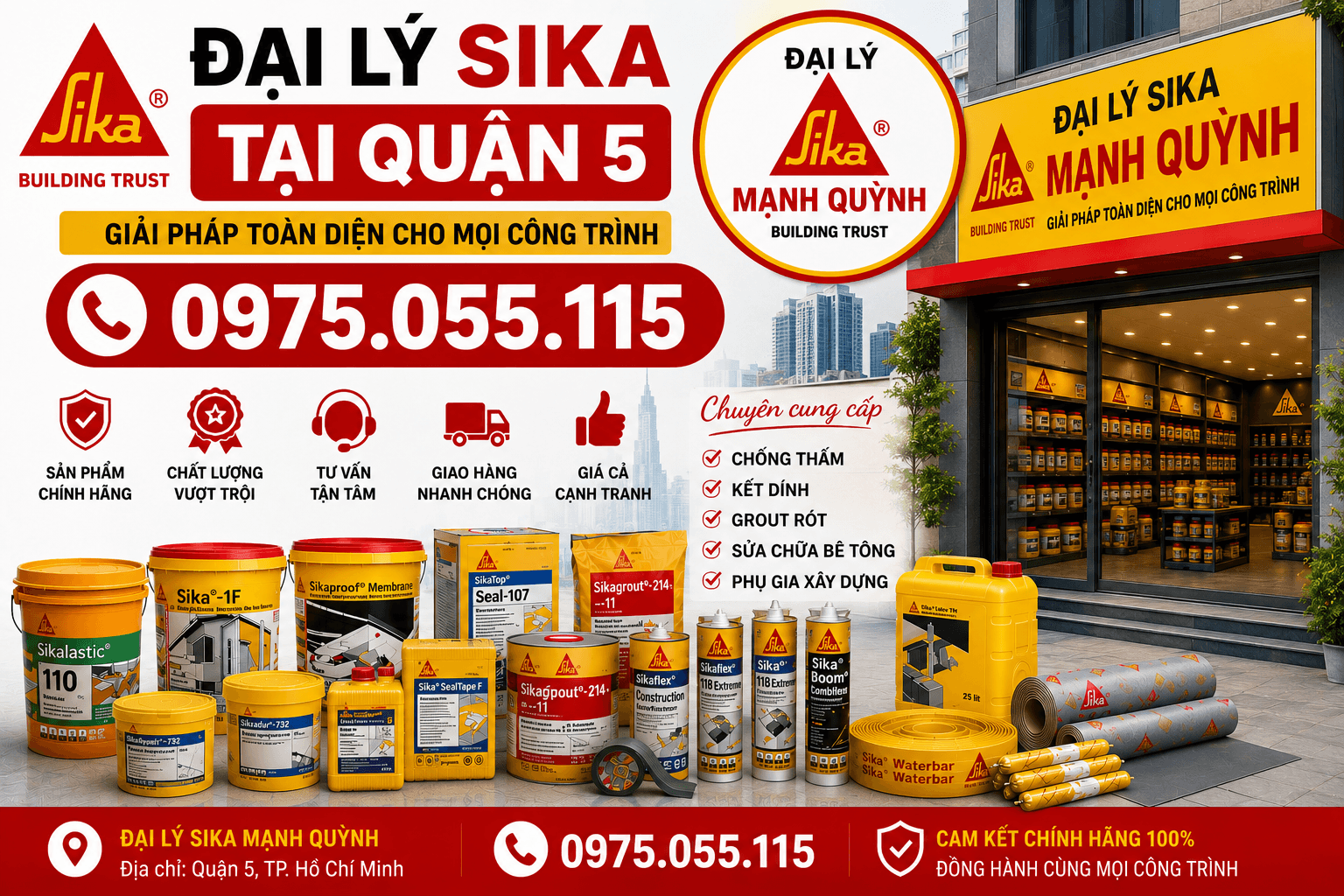 Đại Lý Sika Quận 5