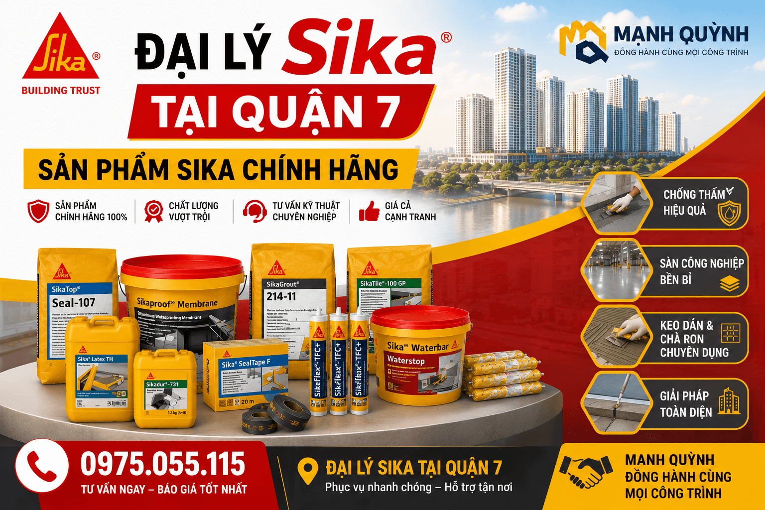 Đại Lý Sika Quận 7