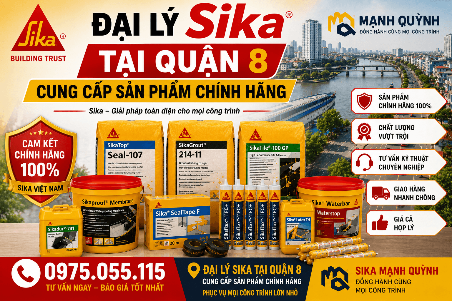 Đại Lý Sika Quận 8
