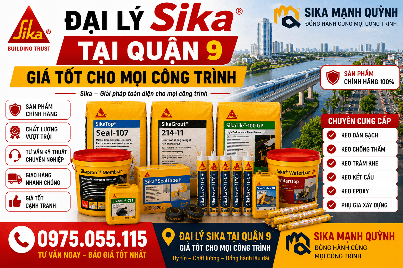 Đại Lý Sika Quận 9