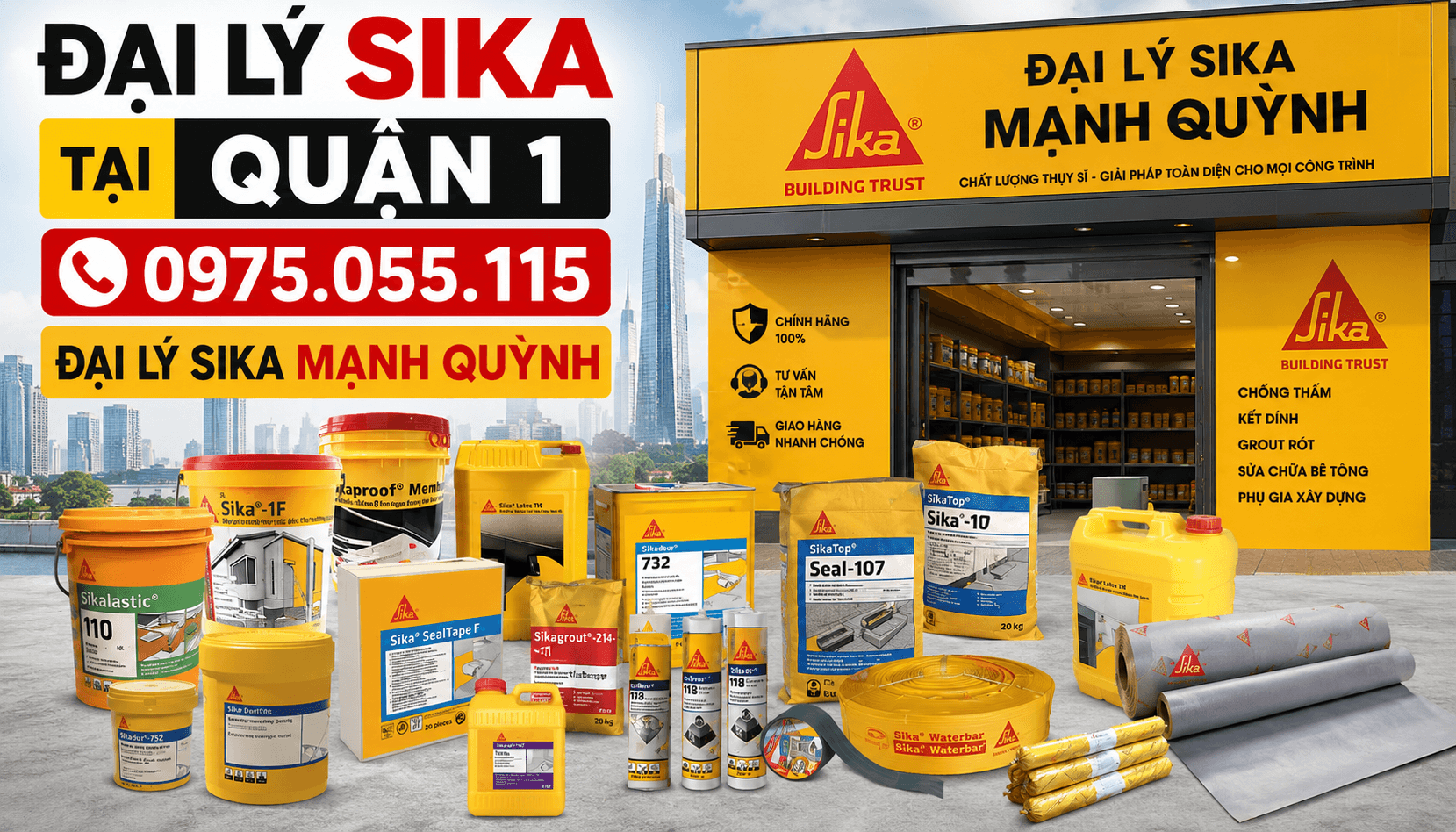 Đại Lý Sika Tại Quận 1