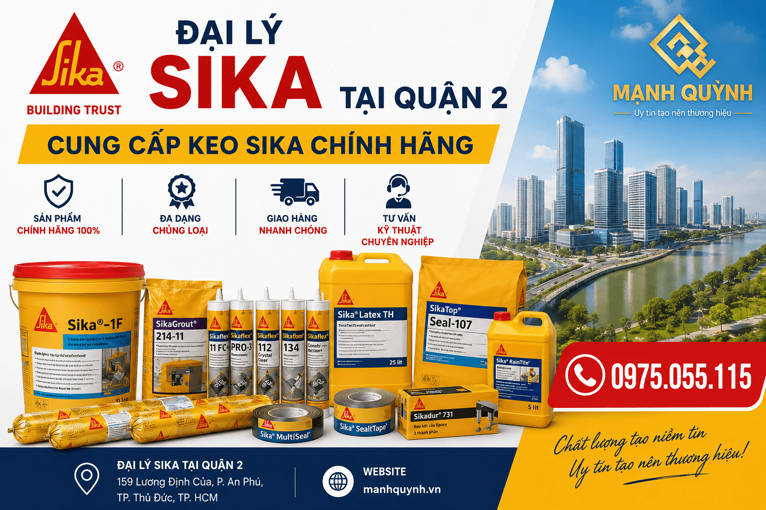 Đại Lý Sika Tại Quận 2