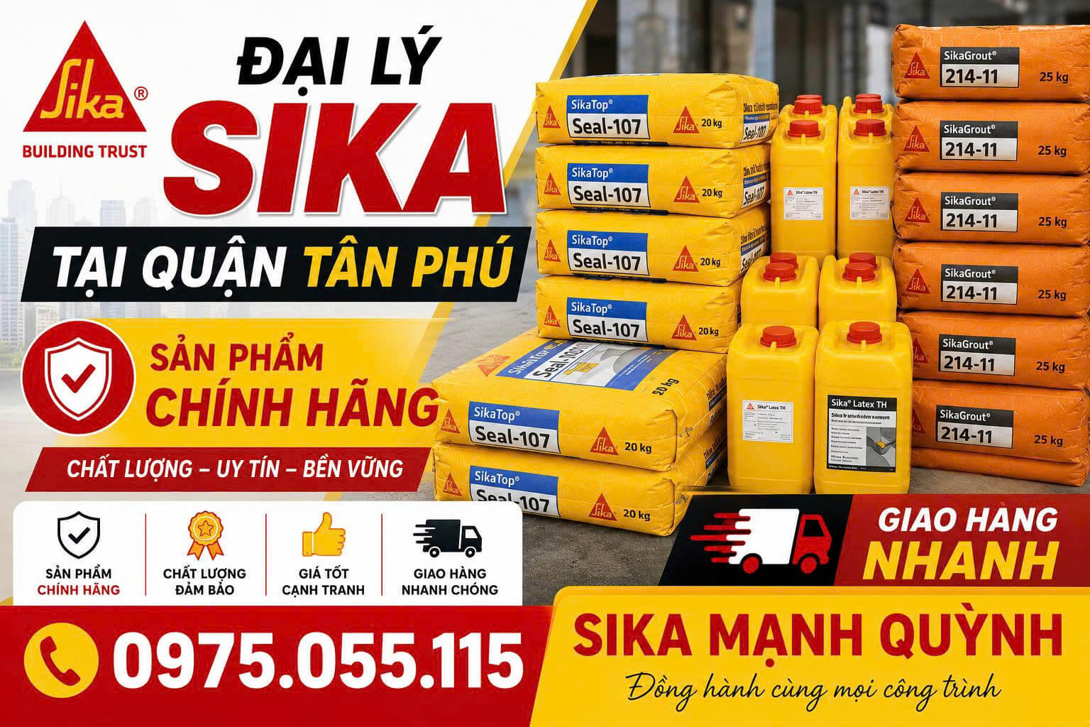 Đại Lý Sika Tại Tân Phú