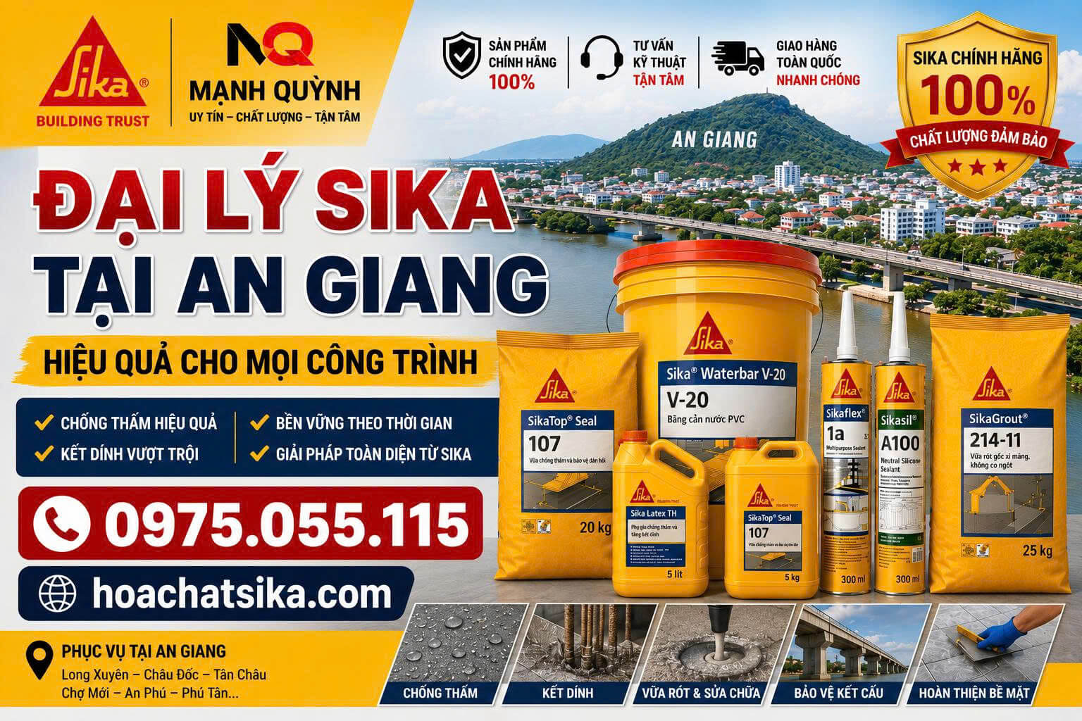 Đại Lý Sika An Giang
