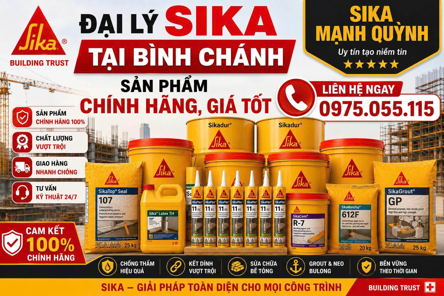 Đại Lý Sika Bình Chánh