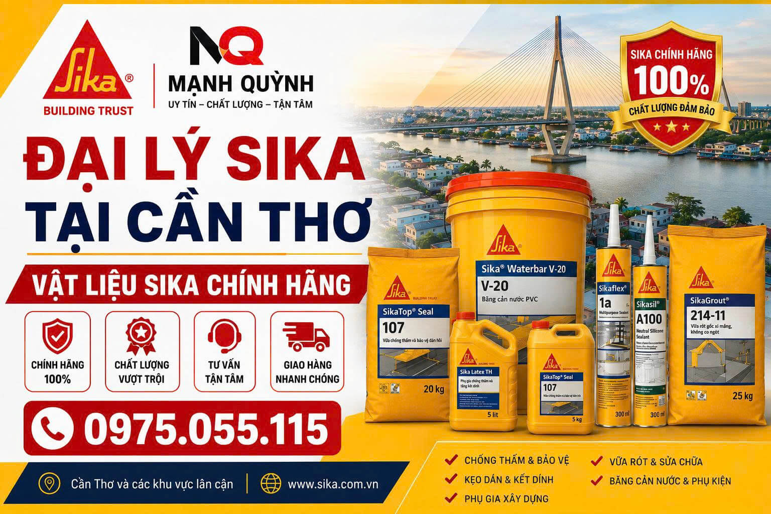 Đại Lý Sika Cần Thơ
