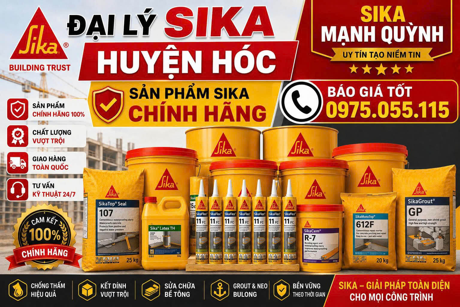 Đại Lý Sika Hóc Môn