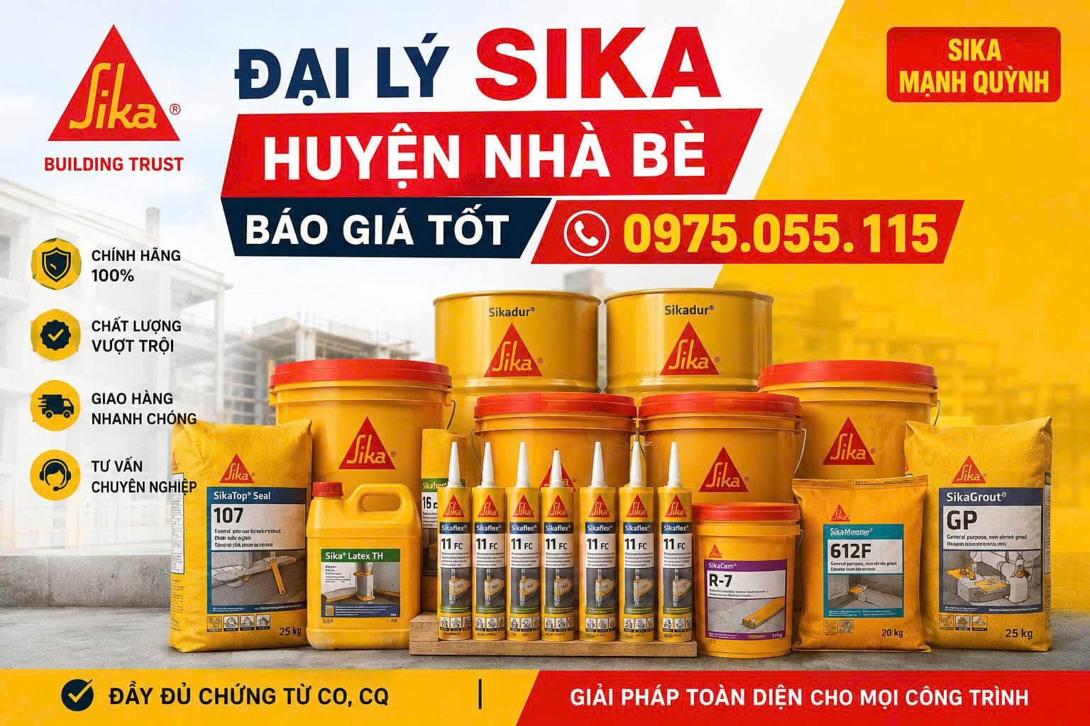 Đại Lý Sika Huyện Nhà Bè