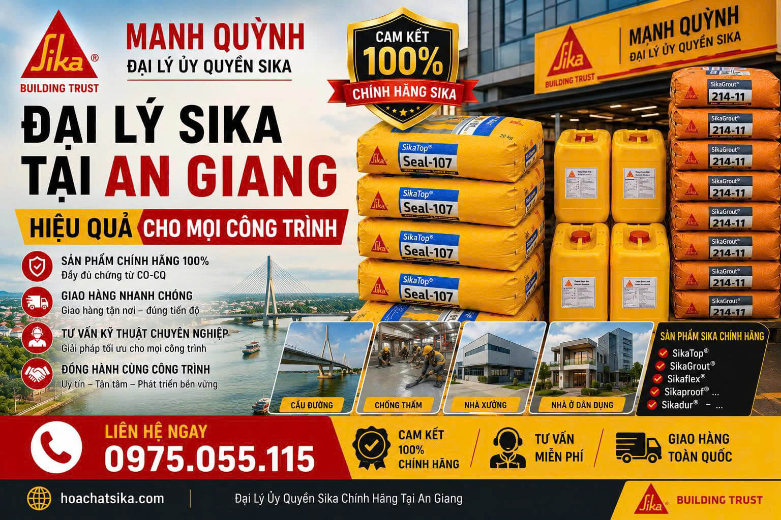 Đại Lý Sika Tại An Giang