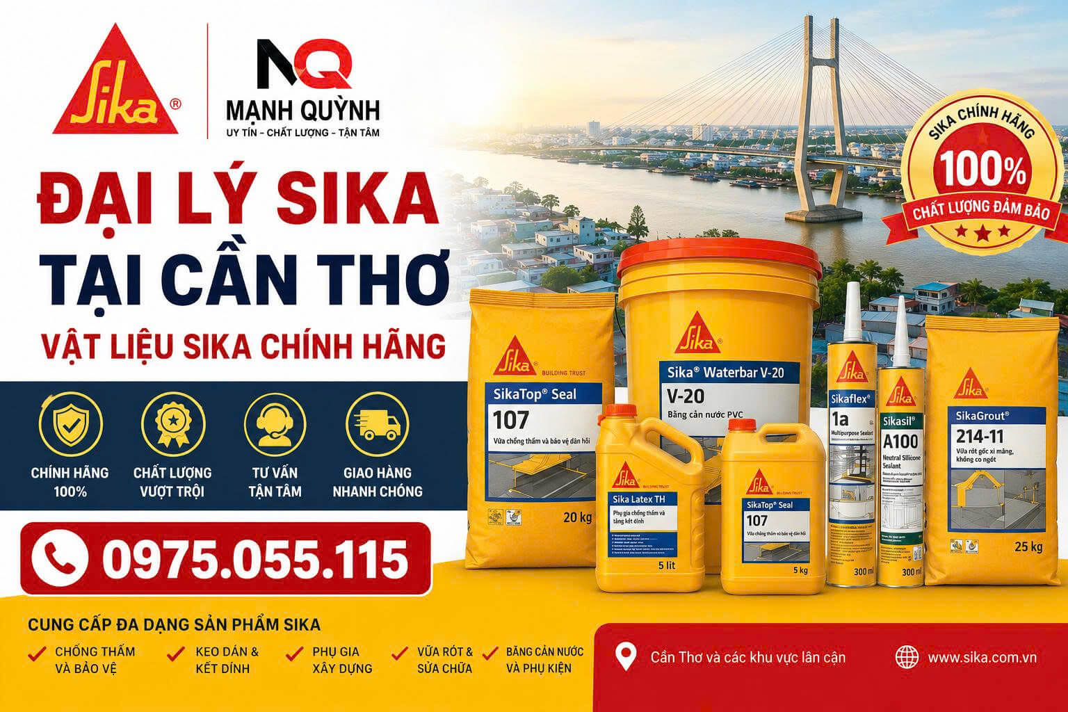 Đại Lý Sika Tại Cần Thơ