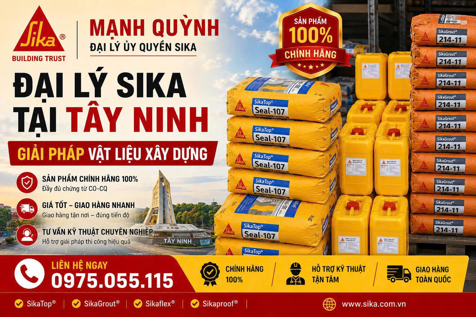 Đại Lý Sika Tại Tây Ninh