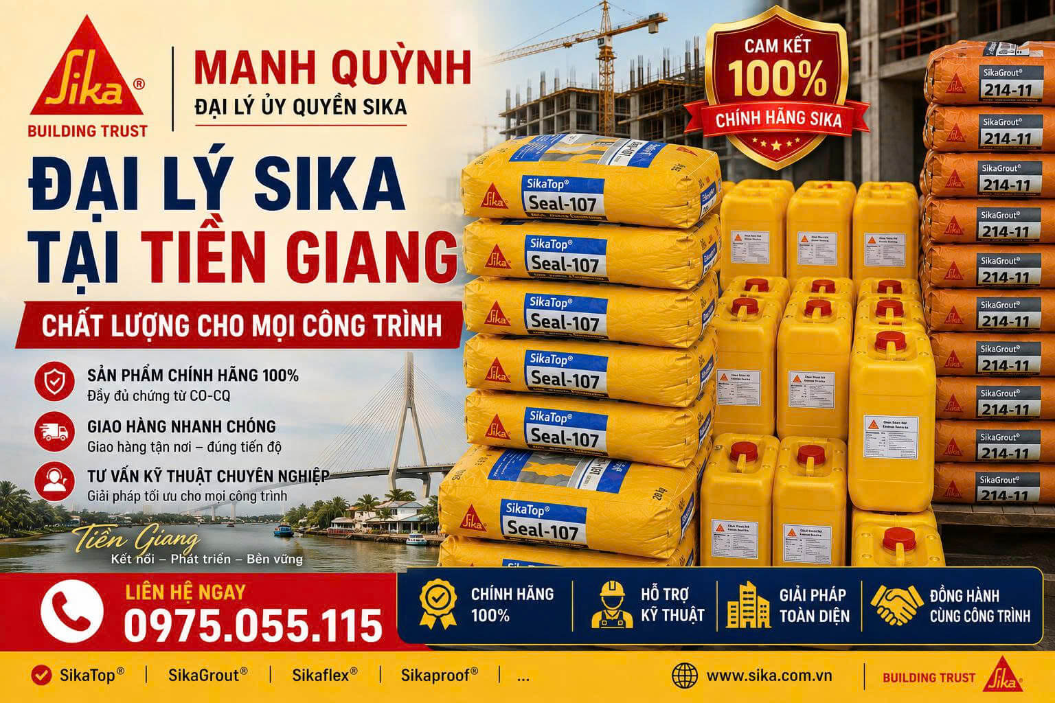 Đại Lý Sika Tại Tiền Giang