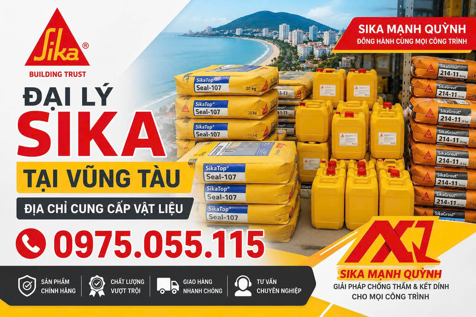 Đại Lý Sika Tại Vũng Tàu