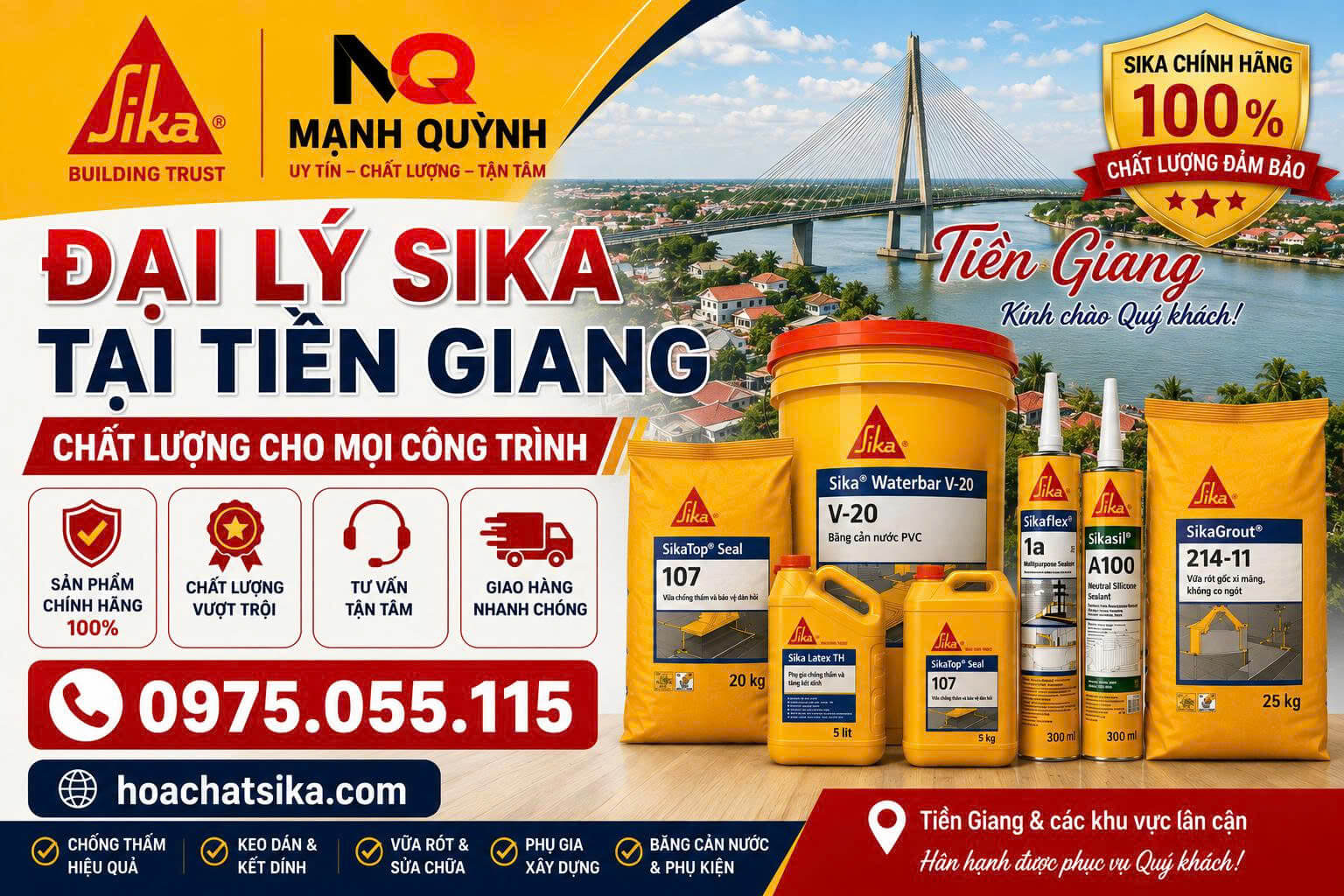 Đại Lý Sika Tiền Giang