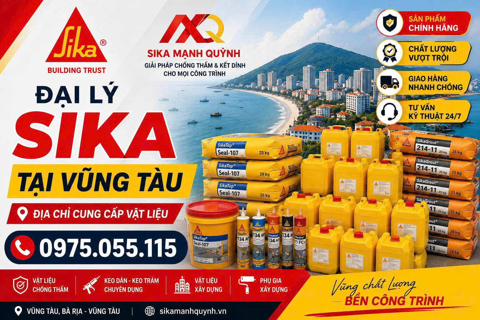 Đại Lý Sika Vũng Tàu