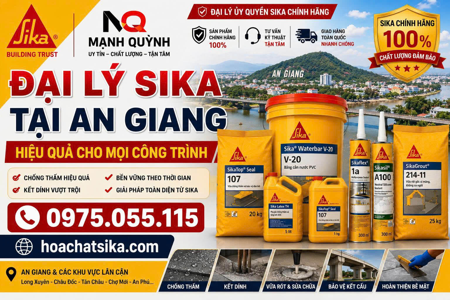Đại Lý Sika ở An Giang