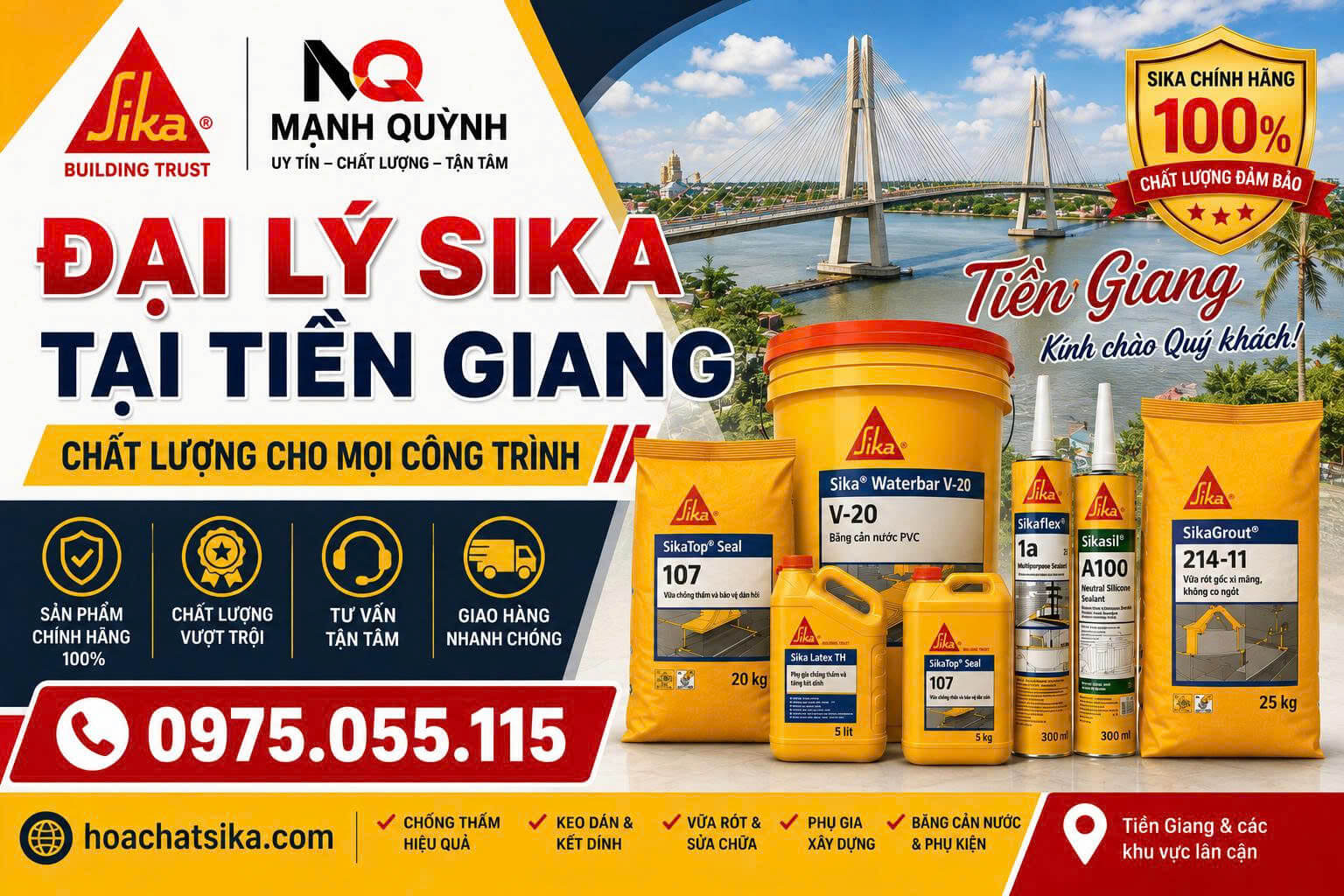 Đại Lý Sika ở Tiền Giang