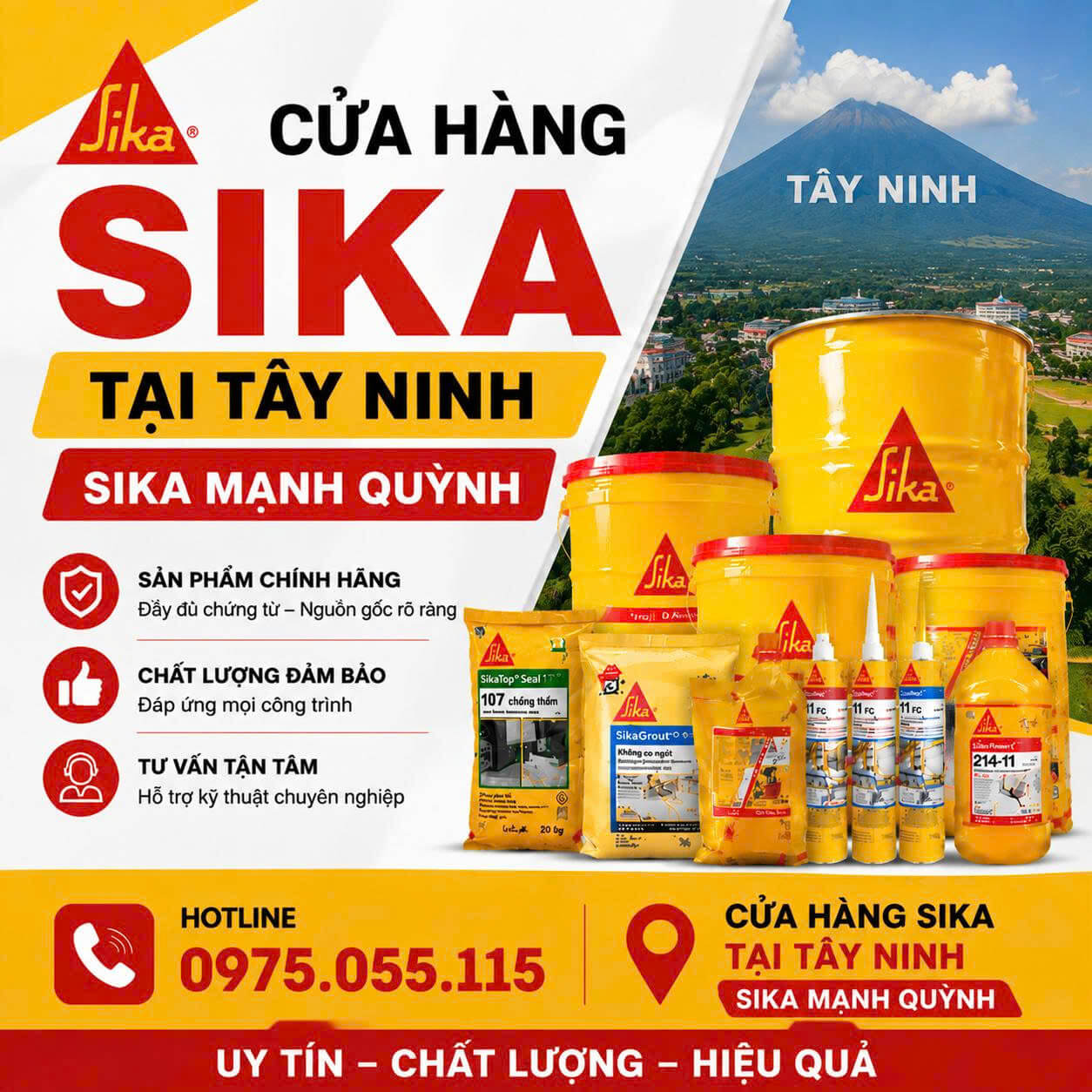 Cửa Hàng Sika Tại Tây Ninh