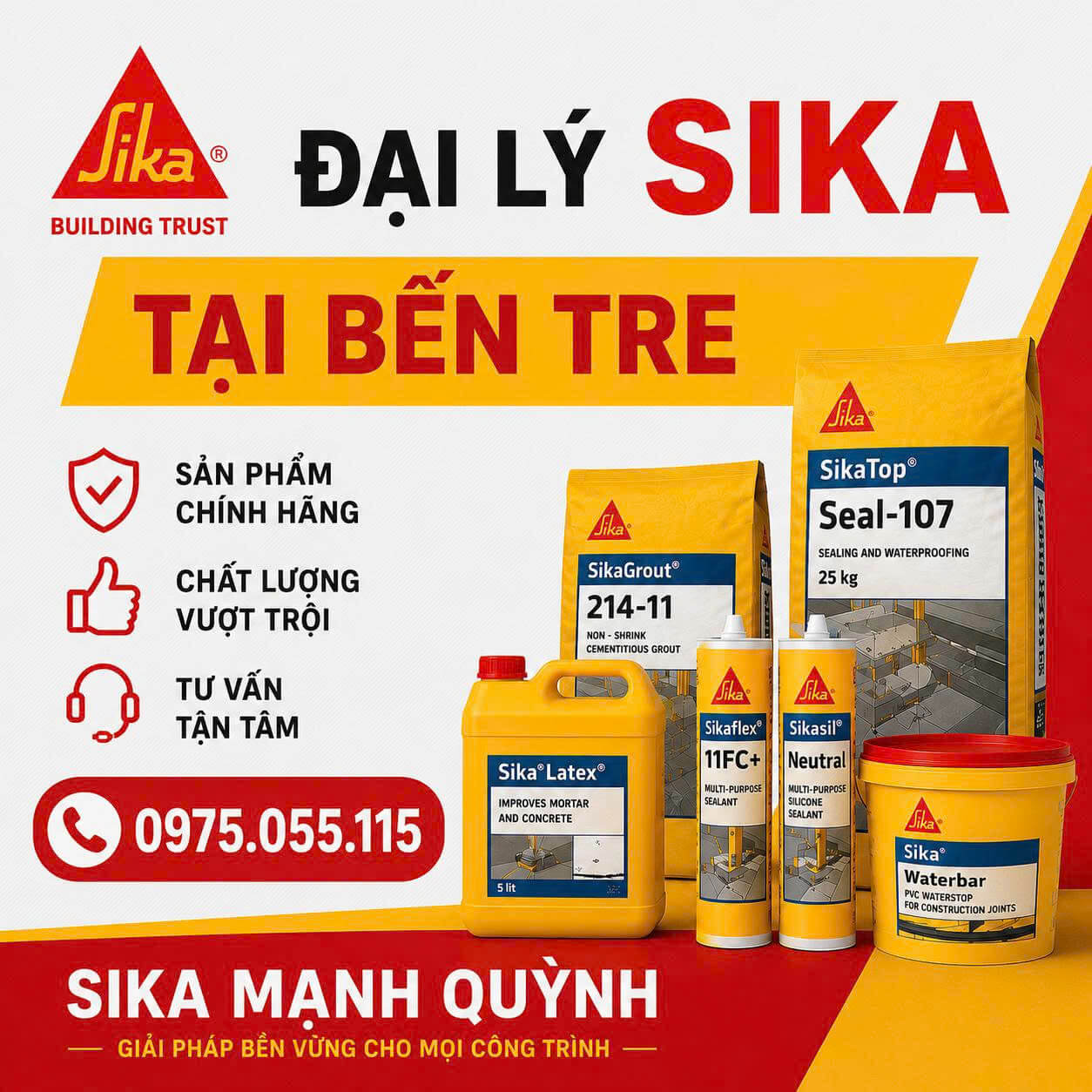 Đại Lý Sika Bến Tre
