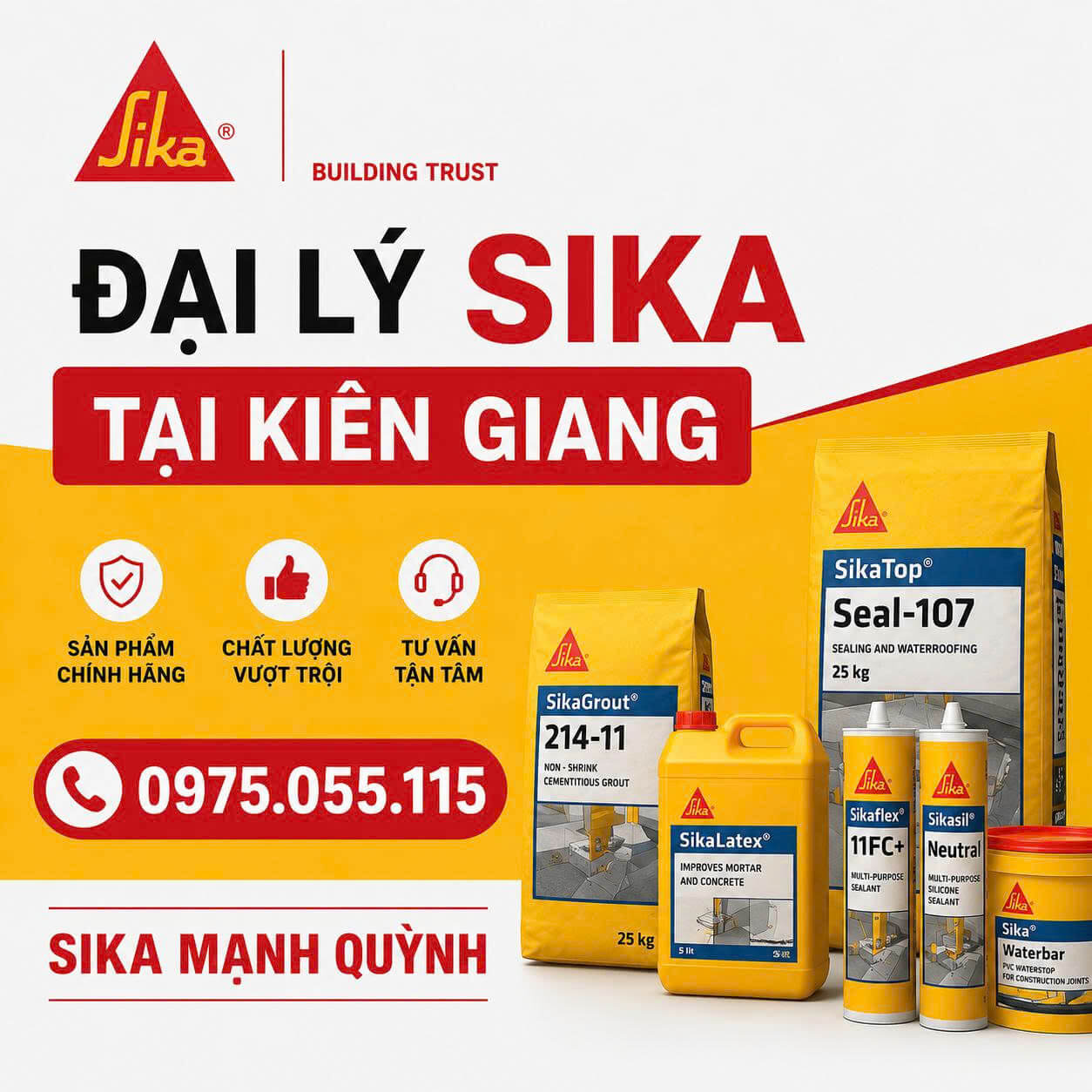 Đại Lý Sika ở Kiên Giang