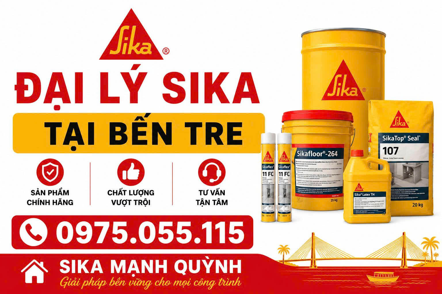Đại Lý Sika ở Tại Bến Tre