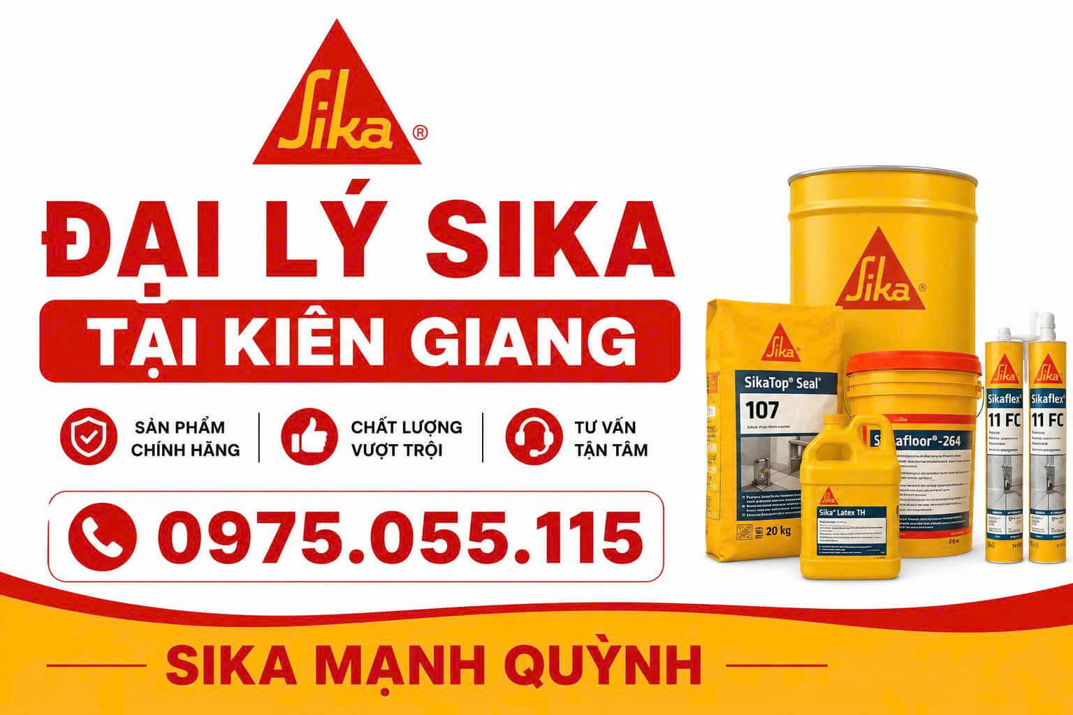 Đại Lý Sika ở Tại Kiên Giang